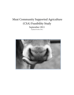 Meat Community Supported Agriculture (CSA