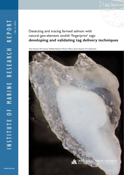 Detecting and tracing farmed salmon with natural geo