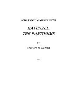 Rapunzel, The Pantomime