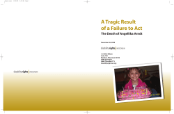 A Tragic Result of a Failure to Act