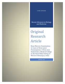PDF - Recent Advances in Biology and Medicine
