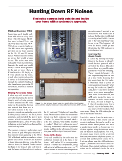 Hunting Down RF Noises