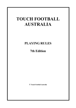 touch football australia - Australian Masters Games