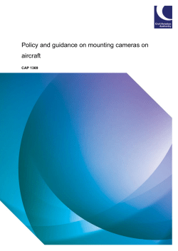 Policy and guidance on mounting cameras on aircraft