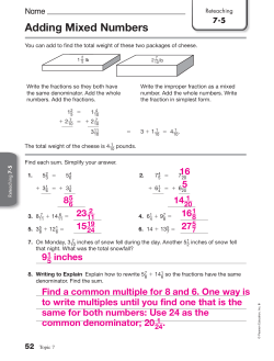 7-5 Worksheet KEY