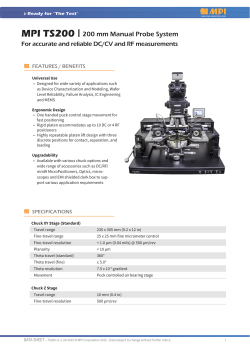 MPI TS200 |200 mm Manual Probe System