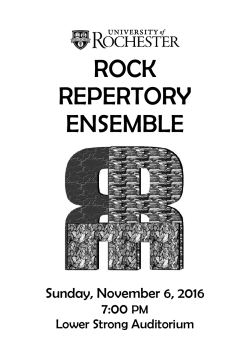 ROCK REPERTORY ENSEMBLE