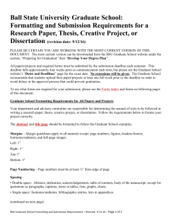 the formatting and submission requirements guide.