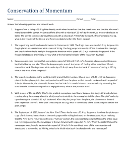 Conservation of Momentum