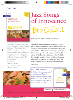 Jazz Songs of Innocence
