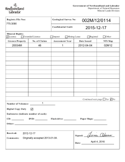 002M/12/0114 - GeoScience OnLine