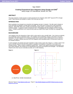 Creating Proportional Venn Diagrams Using