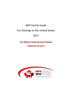 The Family Guide for families posted to the U.S. is