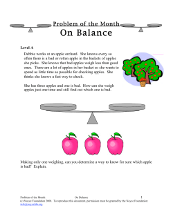 On Balance - Teacher to Teacher
