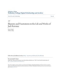 Illusions and Frustrations in the Life and Works of Jack Kerouac