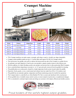 Crumpet Machine - TSA Griddle Systems