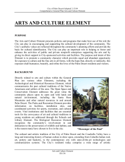 arts and culture element