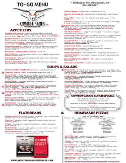 TO-GO MENU - The After Midnight Group Store