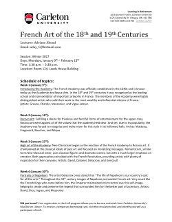French Art of the 18th and 19th Centuries