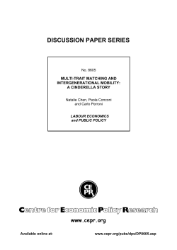 Multi-Trait Matching and Intergenerational