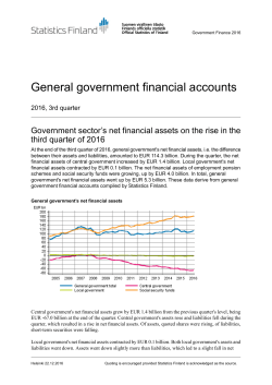 General government financial accounts
