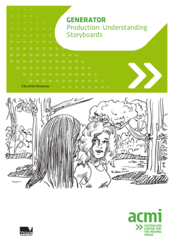 GENERATOR Production: Understanding Storyboards