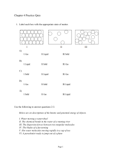 Chapter 4 Practice Quiz