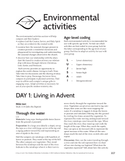 Environmental activities