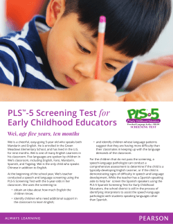 Case Study - Pearson Clinical