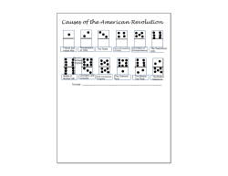 French and Indian War Proclamation of 1763 The Taxes The