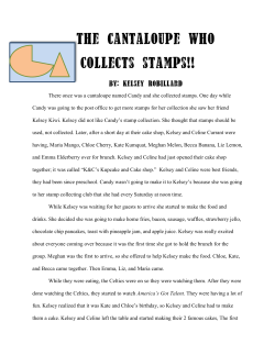 The Cantaloupe who collects stamps!!