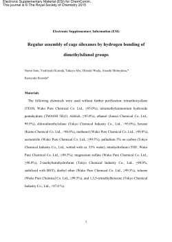 Supplementary Information - Royal Society of Chemistry