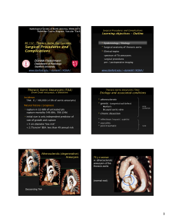 1 Surgical Procedures and Complications Surgical Procedures and