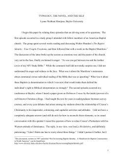 Text from 2009 - Georgetown College