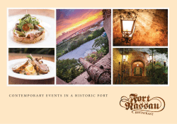 contemporary events in a historic fort