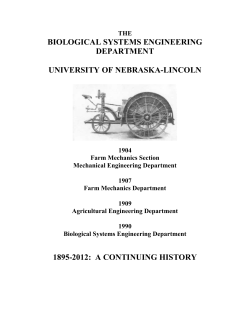 Biological Systems Engineering Department