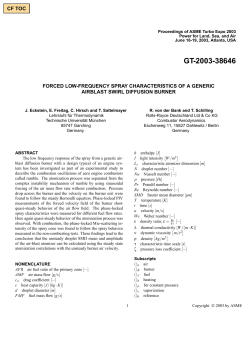 Forced Low-Frequency Spray Characteristics of a