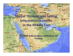 Spatial Thinking and Spatial Information Systems in the