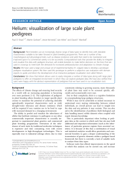 Helium: visualization of large scale plant pedigrees | BMC