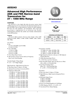 AX5243 - ONSemi