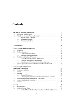 Chapter 2 Basic Concepts of Petroleum Geology