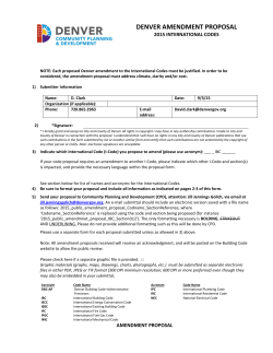 IBC 2405.6 - City and County of Denver