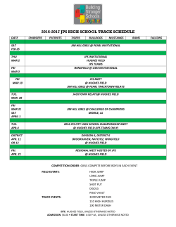 2016-2017 jps high school track schedule