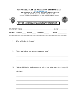 2015 YMG Mozart Black History Research