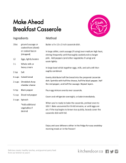 Saltscapes Recipes - Kitchen Door Catering