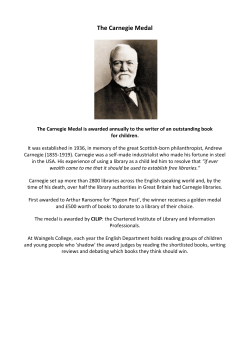 The Carnegie Medal