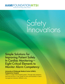 Eight Critical Elements to Monitor Alarm Competency
