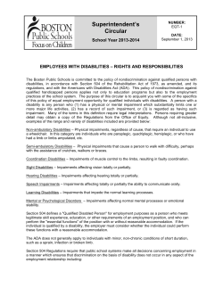 Acknowledgment of Receipt, Superintendent`s Circulars EQT