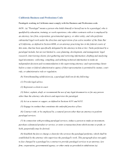 California Business and Professions Code