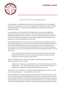 general news - O`Loughlin Catholic College